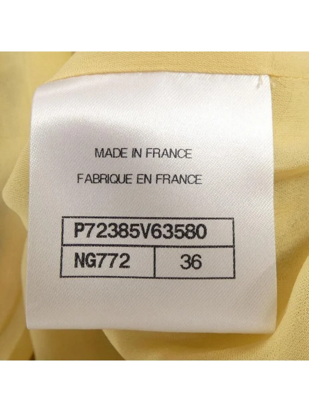 Chanel Jacket Yellow